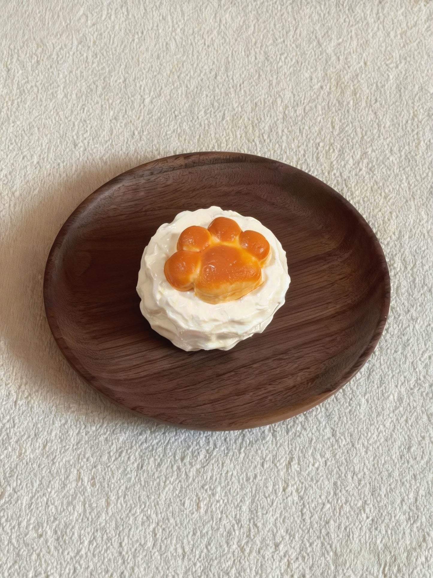 クリーム×肉球パン(スクイーズ)