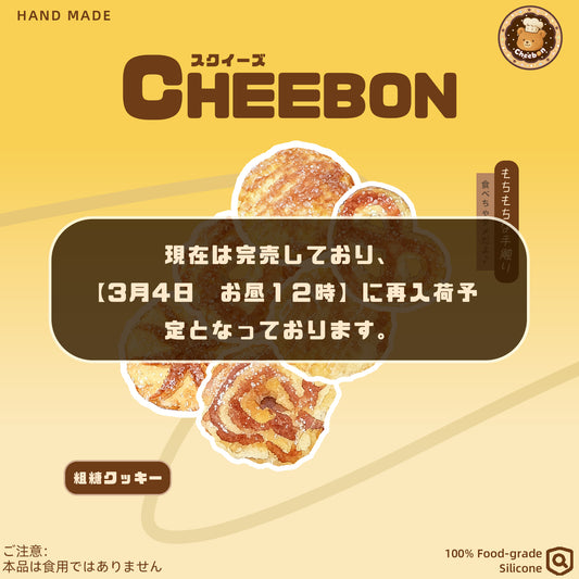 シンプル粗糖クッキー（スクイーズ）